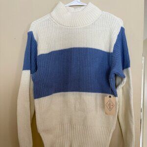 NWT St. John's Bay knit stripe sweater size M
